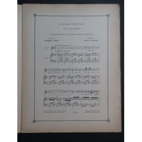 LAPARRA Raoul O mon Dieu ! Chant Piano 1925