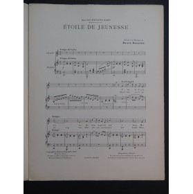 DOSSERT Deane Étoile de Jeunesse Chant Piano 1909