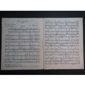 ZAMECNIR J. S. Les Ailes Chant Piano 1928