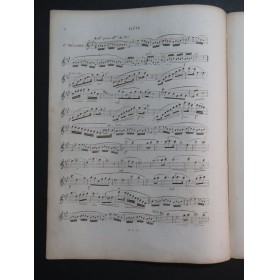 COTTIGNIES Charles Trois Mélodies Flûte seule ca1850