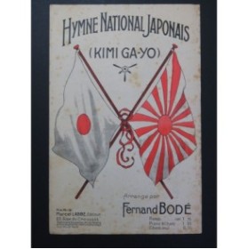 BODÉ Fernand Hymne National Japonais Chant