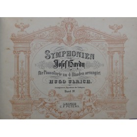 HAYDN Joseph MENDELSSOHN Symphonies Piano 4 mains XIXe