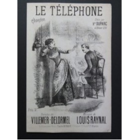 Le Téléphone Louis Raynal Donjean Chant XIXe