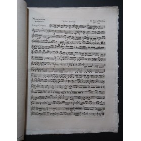 CIMAROSA Domenico Vanne a morte Chant Orchestre 1790