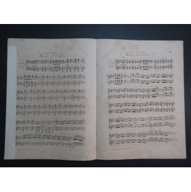 BURROWES J. F. Select Airs from M. Auber's Book No 4 Piano 4 mains ca1830