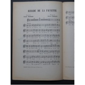 Aubade de la Fauvette Victor Callet Félix Lochard Chant