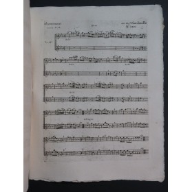 GIORDANI Giuseppe Spargo in vano Chant Orchestre 1791