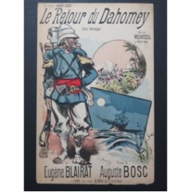 Le Retour du Dahomey Chant Patriotique Auguste Bosc Chant