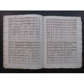 Musique Militaire Manuscrit Orchestre Fanfare XIXe siècle