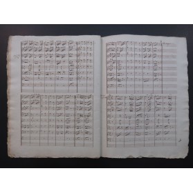 Musique Militaire Manuscrit Orchestre Fanfare XIXe siècle