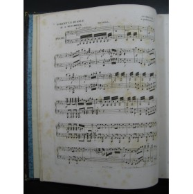MEYERBEER Giacomo Robert le Diable Piano 4 mains ca1833