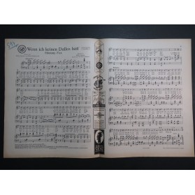 ROSEN Willy Wenn ich Keinen Dalles hätt' Chant Piano 1925