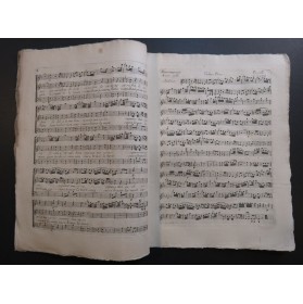 PAESIELLO Giovanni Non mi vedrai dolente Chant Orchestre 1786