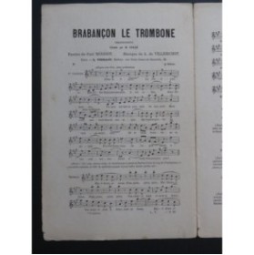 Brabançon Le Trombone De Villebichot Chant XIXe