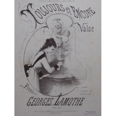 LAMOTHE Georges Toujours et Encore Piano 1878