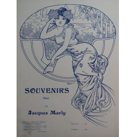 MARLY Jacques Souvenirs Piano 1906
