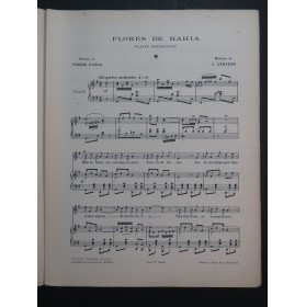 LÈMPÈRS Léo Flores de Bahia Chant Piano 1914
