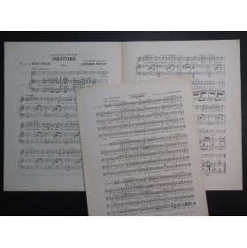 MANGIN Edouard Coquetterie Chant Piano ca1860