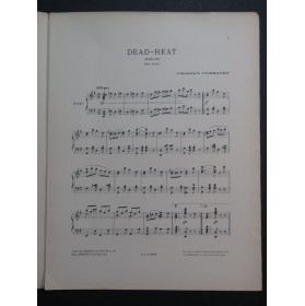 FAIRBANKS Frederick Dead-Heat Piano 1914