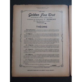 SALABERT Francis HUGUET-TAGELL R. Golden Fox-Trot Danse Piano 1915