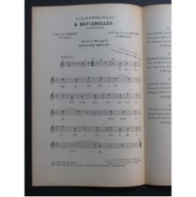 A Batignolles Aristide Bruant Chant