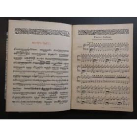 WAGNER Richard Die Walküre Opéra Chant Piano 1908