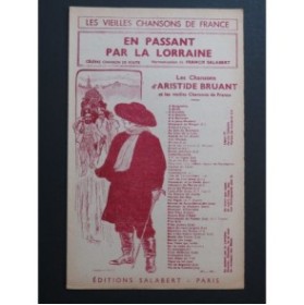 En passant par la Lorraine Aristide Bruant Chant Piano 1940