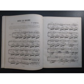 LEYBACH J. Récréations Caractéristiques Pièces Piano ca1870