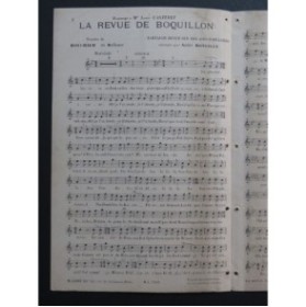 La Revue de Boquillon André Bonville Chant