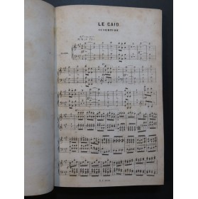 THOMAS Ambroise Le Caïd Opéra Chant Piano 1849