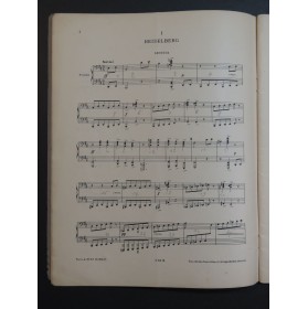 SCHMITT Florent Reflets d'Allemagne Valses Piano 4 mains 1912
