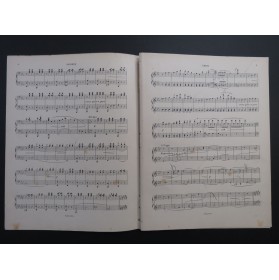GILLET Ernest La Lettre de Manon Piano 4 mains 1902