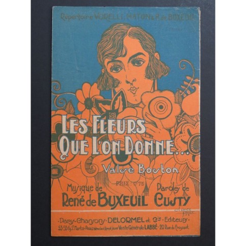 Les Fleurs que l'on donne René de Buxeuil Chant 1923