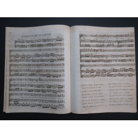 MARTINI J. P. E. Recueil No 4 Petits Airs 1 Chant Piano ou Harpe ca1794
