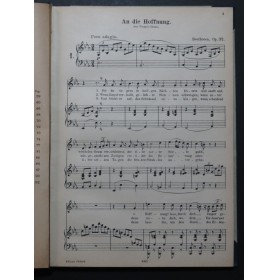 BEETHOVEN Ausgewählte Lieder 30 Pièces Chant Piano