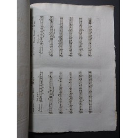 CIMAROSA Domenico La donna chè amante Chant Orchestre 1790