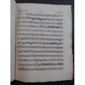 CIMAROSA Domenico Lasciate che pasci Chant Orchestre 1787