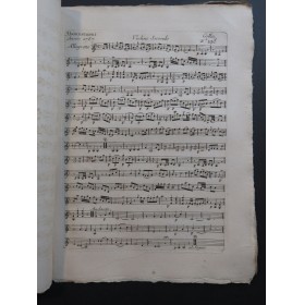 COLLA Giuseppe Jo d'amore oh dio Chant Orchestre 1787