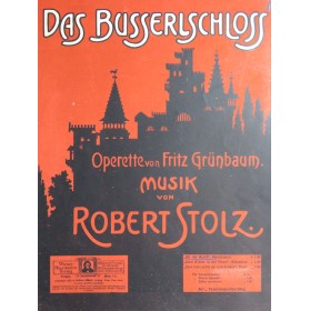 STOLZ Robert Bei der Nacht ! Chant Piano 1918
