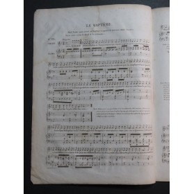 JAIME M. M. PLANTADE Ch. Le Baptême Chant Piano ca1830
