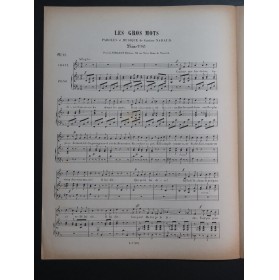 NADAUD Gustave Les Gros Mots Chant Piano ca1870