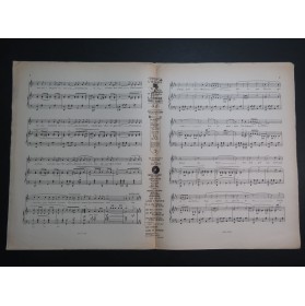 WOLTER F. Flor del Mal Chant Piano 1923