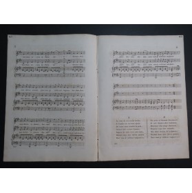 DE BEAUPLAN Amédée Dormez donc mes chères Amours Chant Piano ca1830