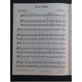Kalinka Georges Guetary Chant Piano 1961