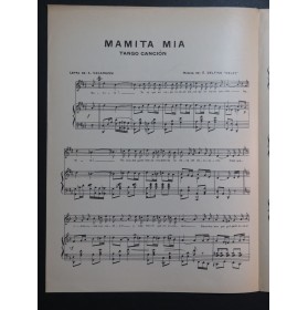 DELFINO E. Mamita Mia Tango Chant Piano