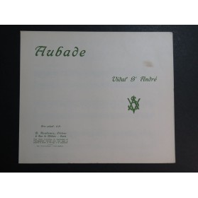VIDAL SAINT-ANDRÉ Aubade Piano 1927