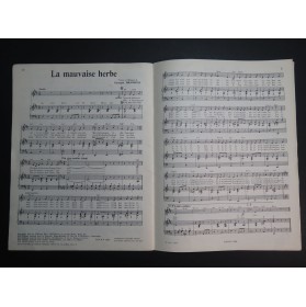 BRASSENS Georges Album No 3 10 Pièces Chant Piano 1954