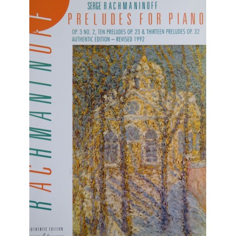 RACHMANINOFF Serge Preludes Piano 1992