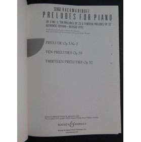 RACHMANINOFF Serge Preludes Piano 1992