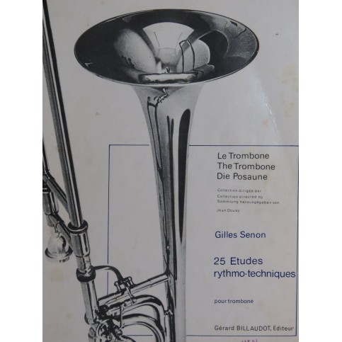 SENON Gilles 25 Etudes Rythmo-techniques Trombone 1979